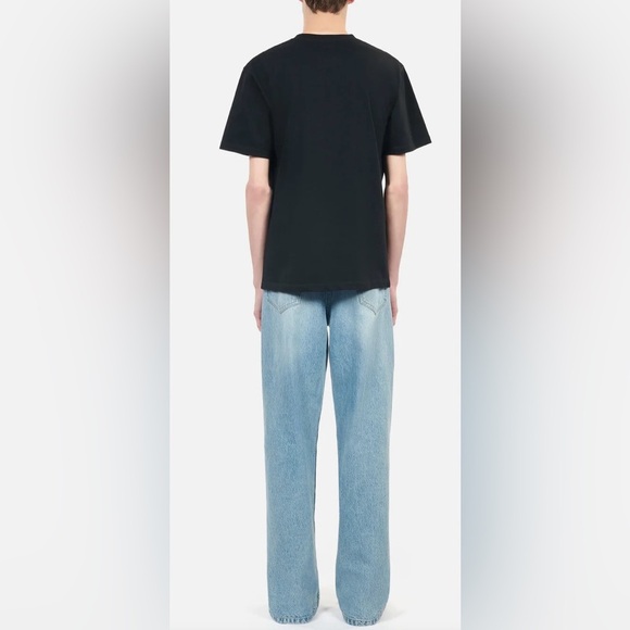 NWT The Kooples Flocked Skull Butterfly Tee Black Cotton - Picture 3 of 14